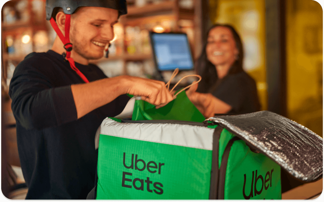 uber eats delivery driver